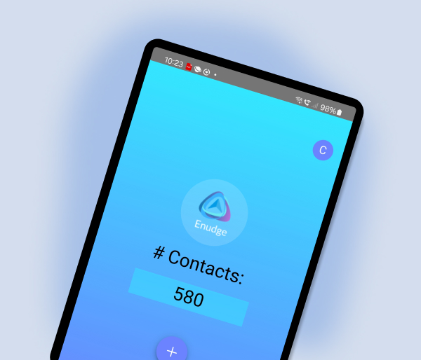 updated Enudge Contacts App